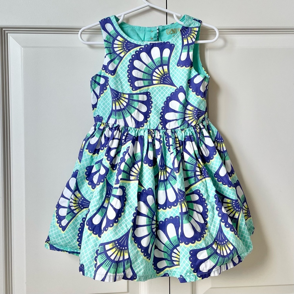 Genuine kids from Oshkosh spring summer floral Cotton dress size 3T, like new